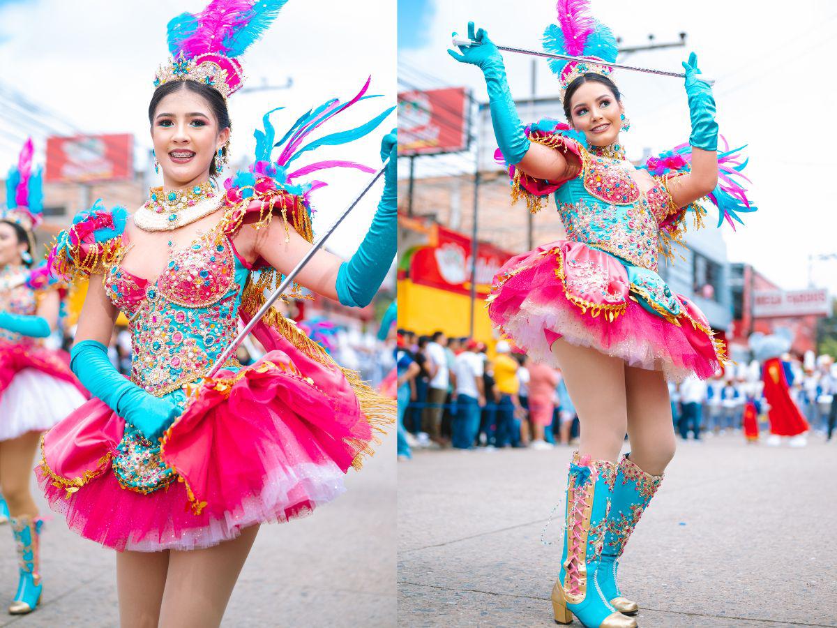 Estas son las bellas palillonas de Danlí que enamoraron al público con sus trajes