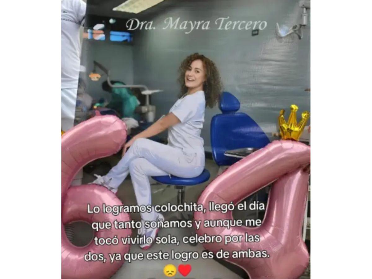 “Lo logramos, colochita”: Estudiantes conmueven con homenaje a Mayra Tercero