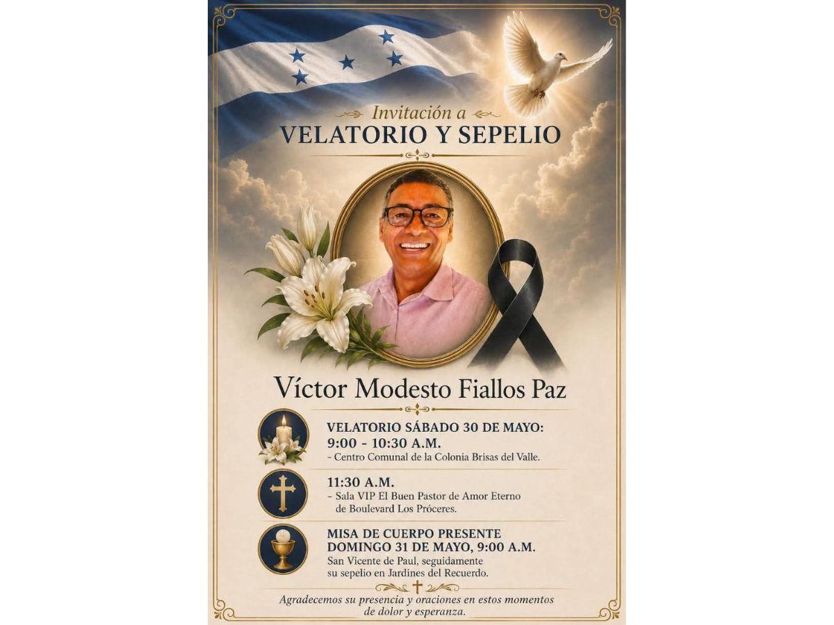 Entre lágrimas despiden al director Víctor Fiallos mientras investigan su homicidio