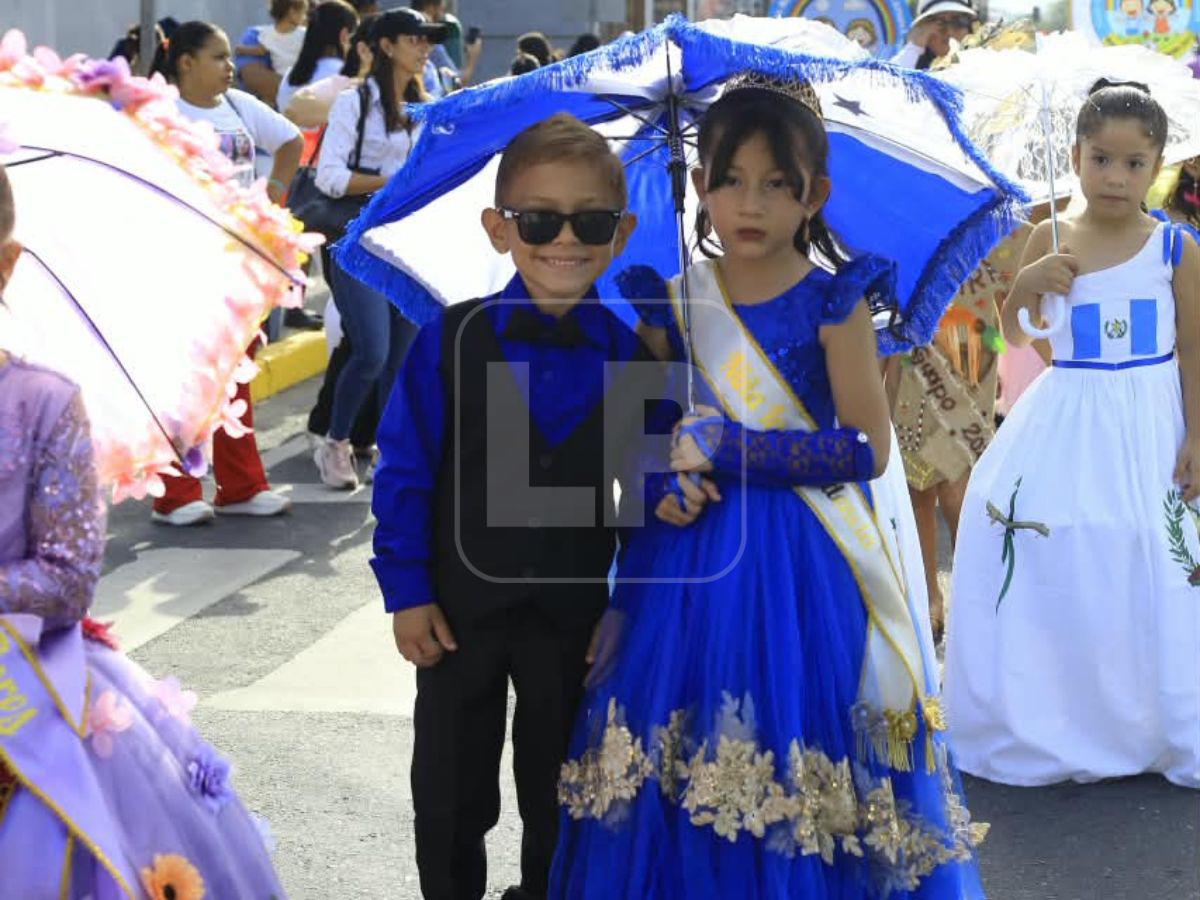 Así se viven los desfiles patrios este domingo 13 de septiembre en San Pedro Sula