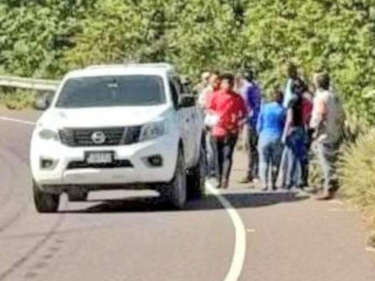 Muere Delmy Linares tras ser empujada por ayudante al bajar de un bus en Choluteca