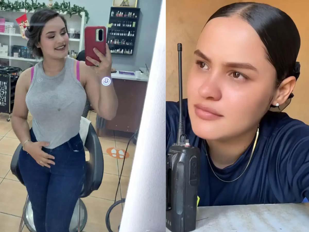 Dan de baja a policía Victoria Irías por hacer videos de TikTok con uniforme