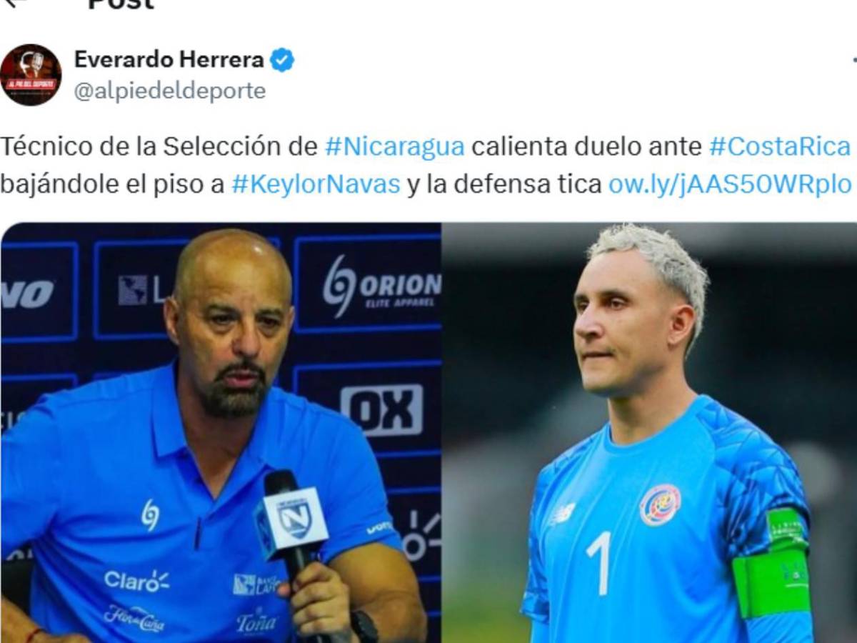 Indignación y dura acusación en Nicaragua por duelo ante Costa Rica: Señalan a Keylor