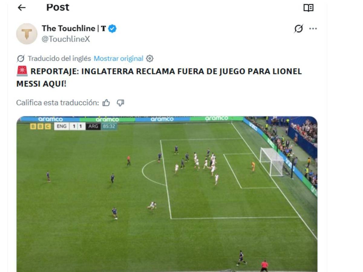 Indignación y denuncia de Inglaterra tras caer ante Argentina: Es una vergüenza