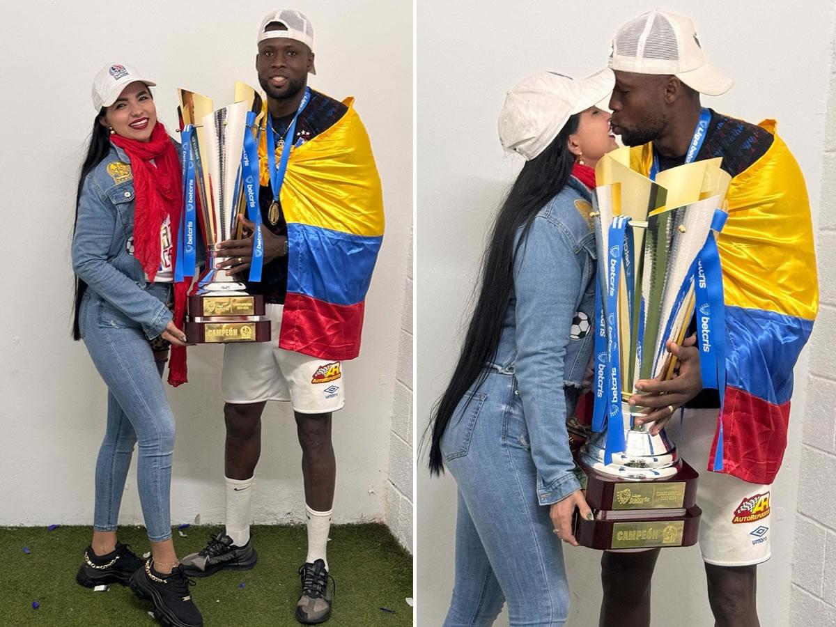 Yustin Arboleda está casado con la venezolana Paula Vivas.