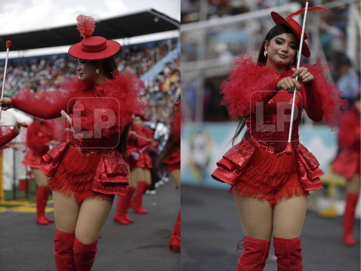 ¿Quién es la bella palillona de rojo? Se robó las miradas en los desfiles