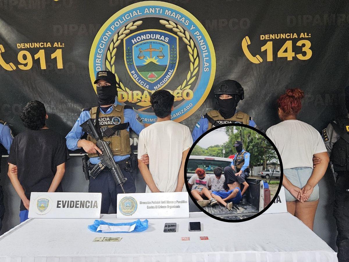 Caen tres miembros de la banda criminal “Los Olanchanos” en la Rivera Hernández
