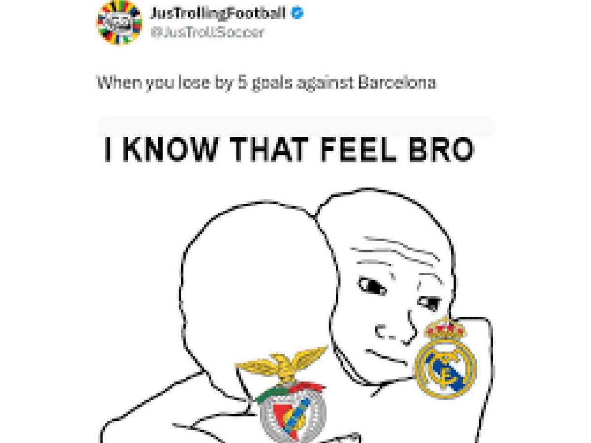 Burlas al Real Madrid: los memes que dejó el triunfo del Barcelona en Champions
