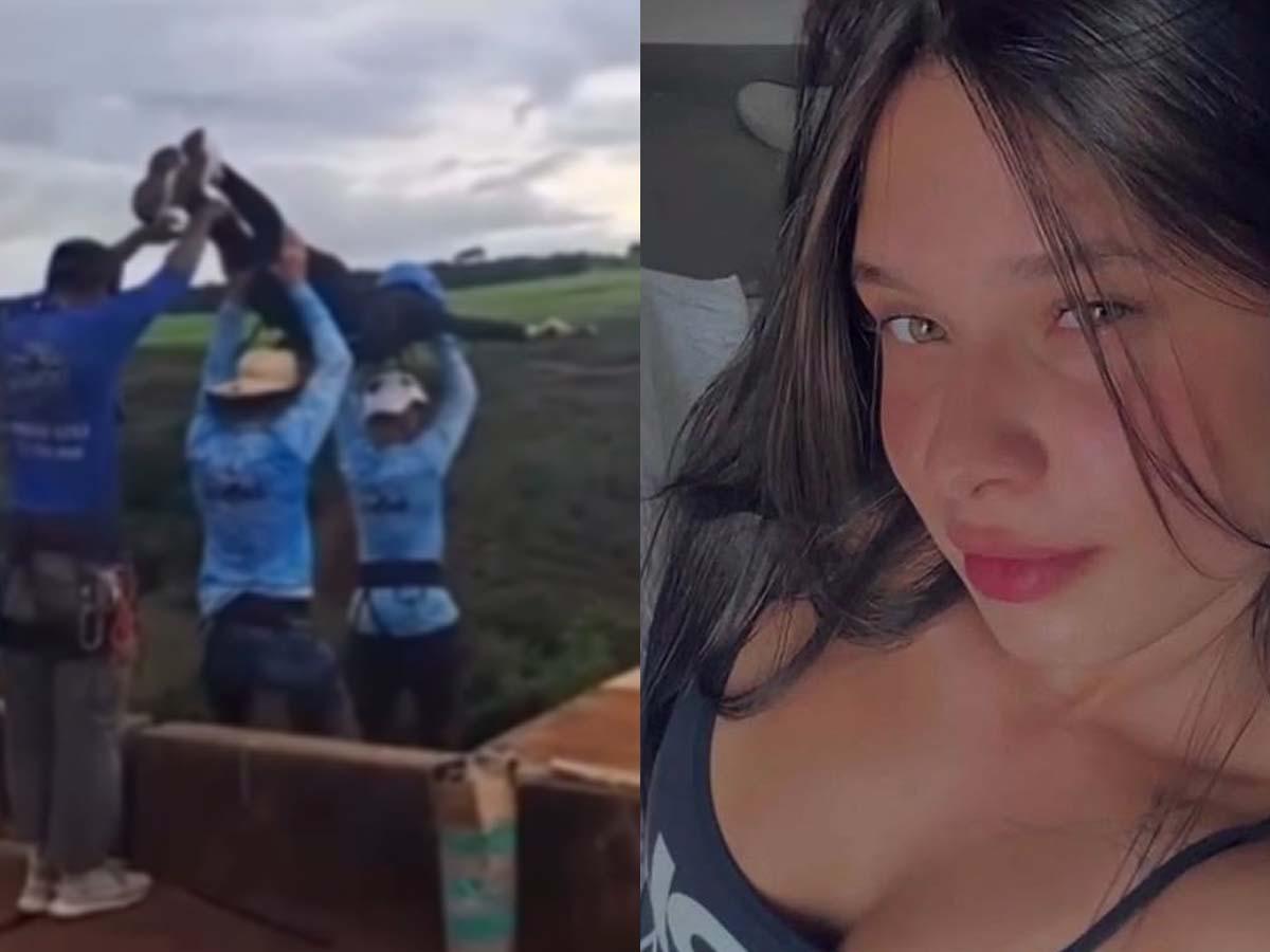 María Eduarda seguía con vida tras caer en bungee jumping, según enfermera