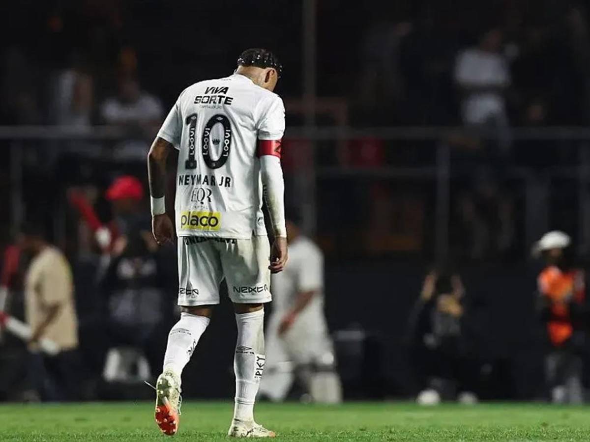 Neymar sufre la peor derrota de su carrera y termina llorando: Santos toma drástica decisión