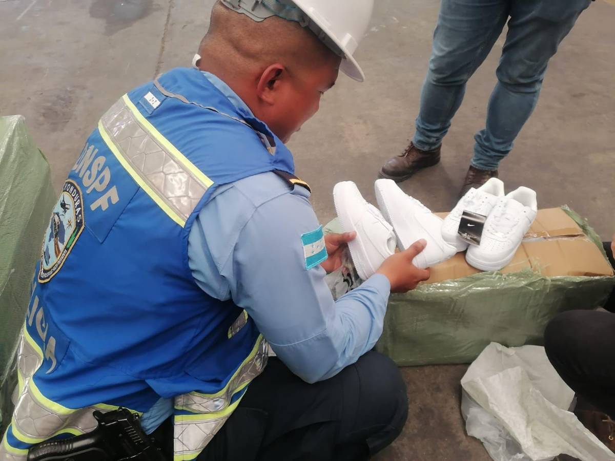 Decomisan contenedor con tenis valorado en L30 millones que venía de China