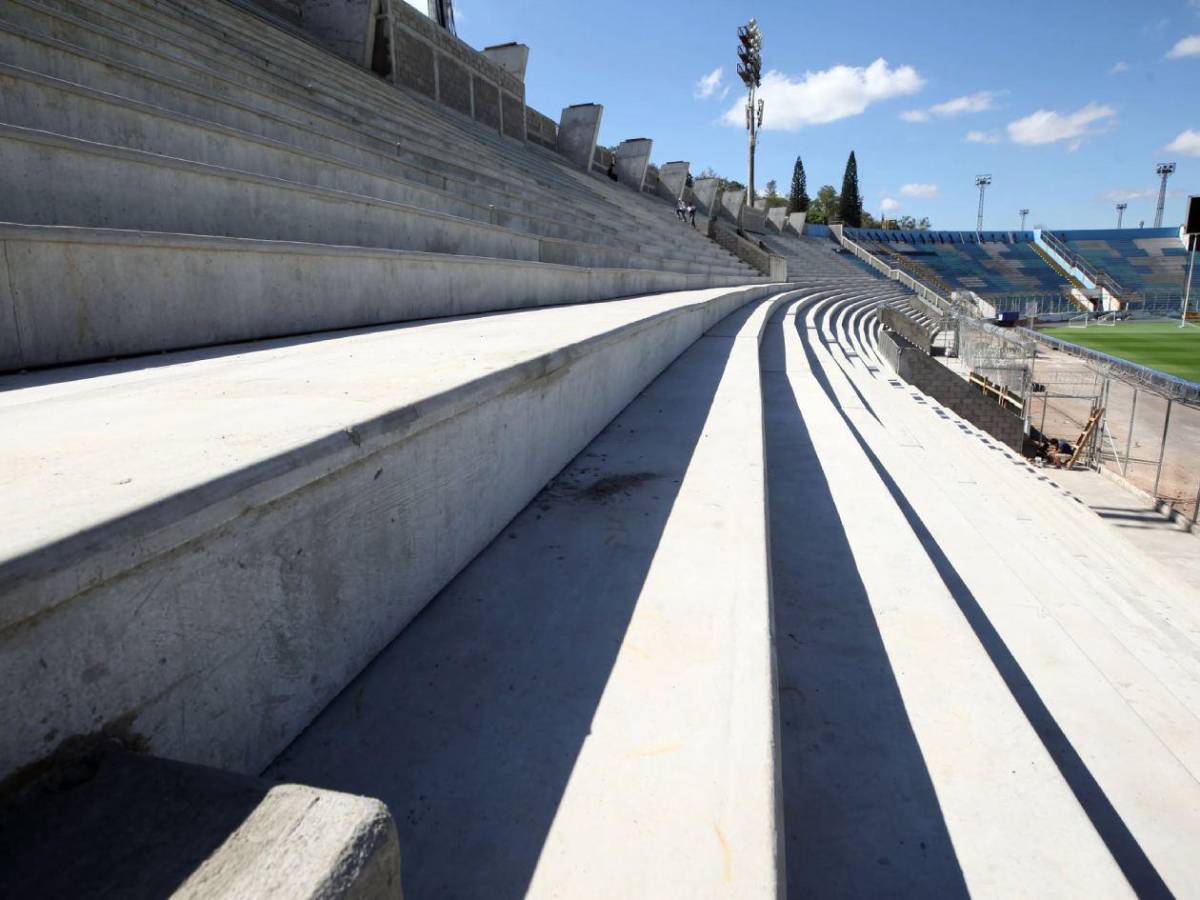 Chelato Uclés: Nueva gradería casi lista para el clásico Olimpia vs Motagua​​​​​