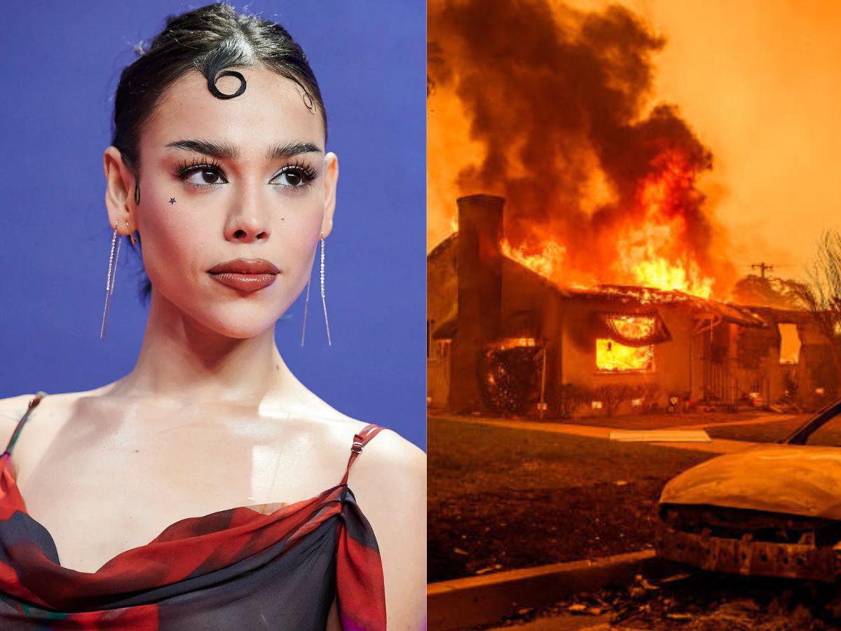 Danna desata burlas en su contra tras mensaje por incendios en Los Ángeles