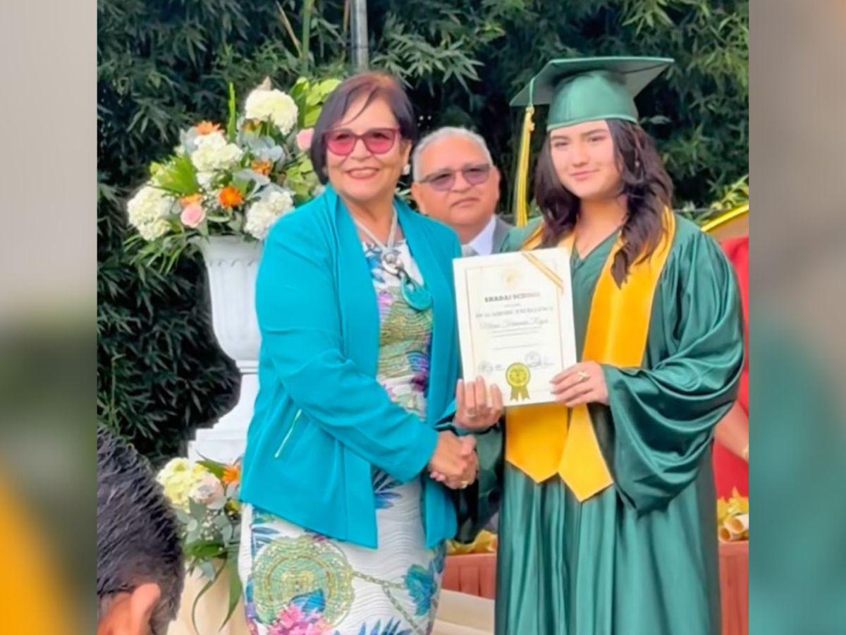 Cesia Mejía presume que su hija se graduó con honores: Mi primer gran amor