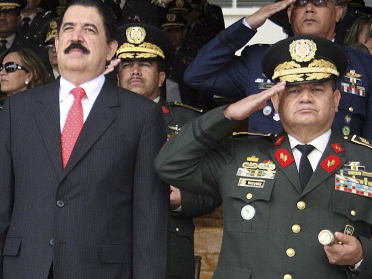 A usted lo queremos mucho, dijo Romeo Vásquez a 'Mel' antes del golpe de Estado