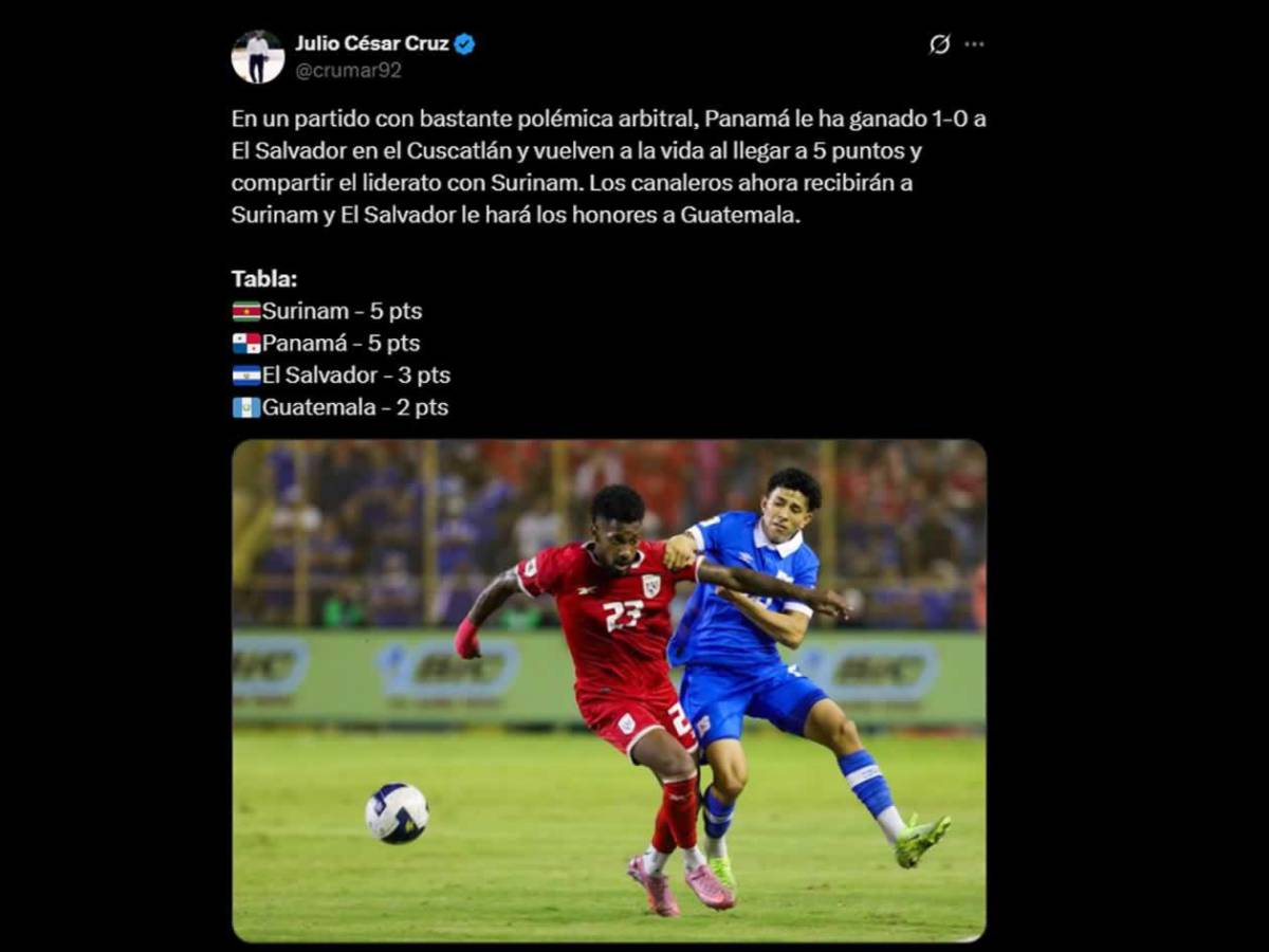 Prensa reacciona a triunfo de Panamá en El Salvador y 'ChepeBomba' se acuerda de Honduras: Robo