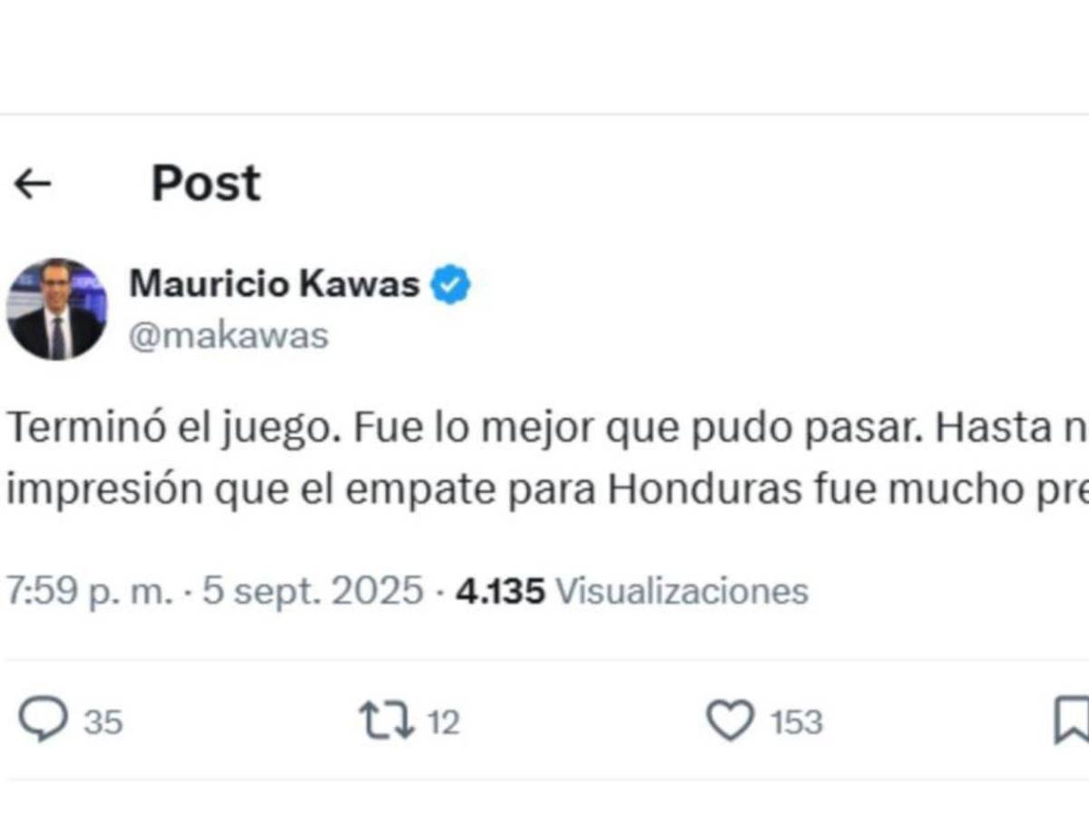 Reacciones nacionales e internacionales tras el empate de la Selección de Honduras