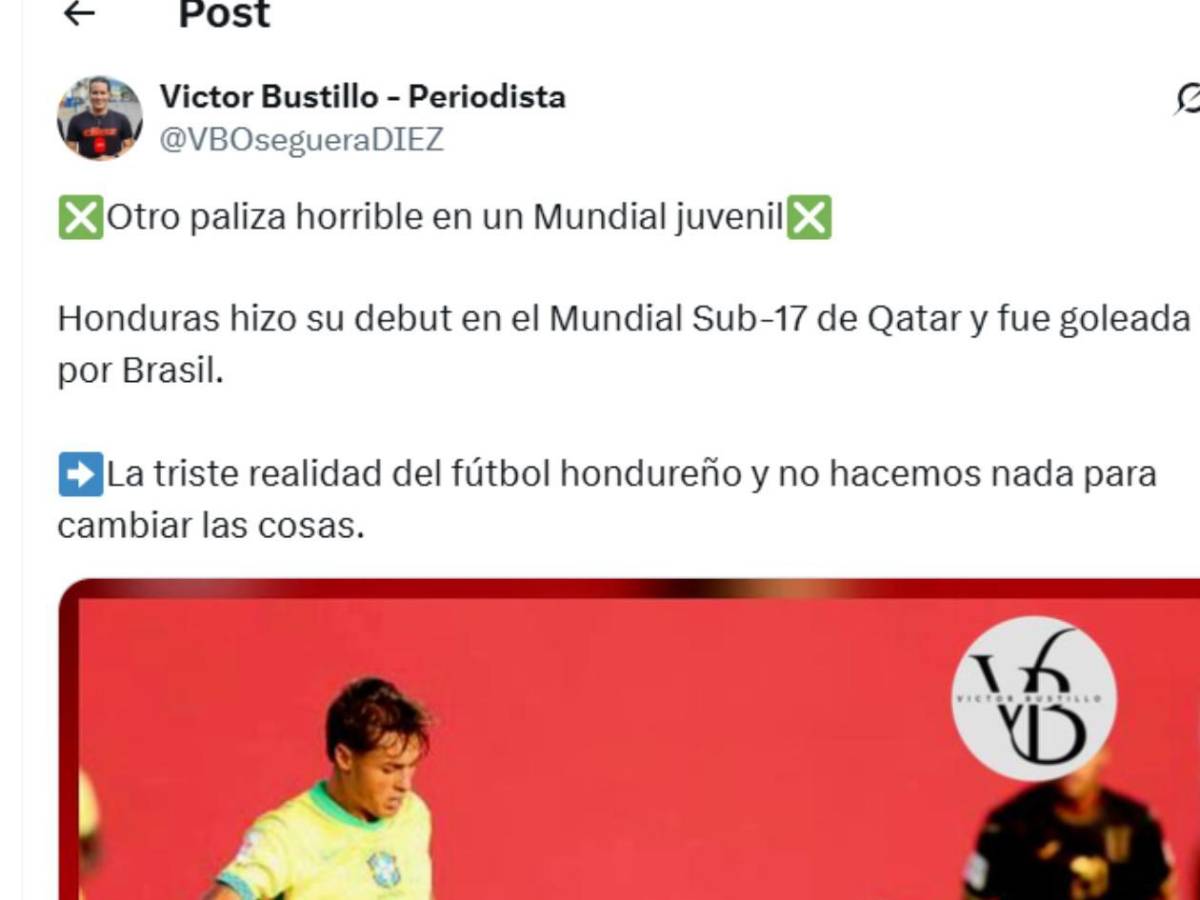 Honduras Mundial Sub-17: Indignación, señalan al culpable, espectador de lujo y mensaje de FIFA