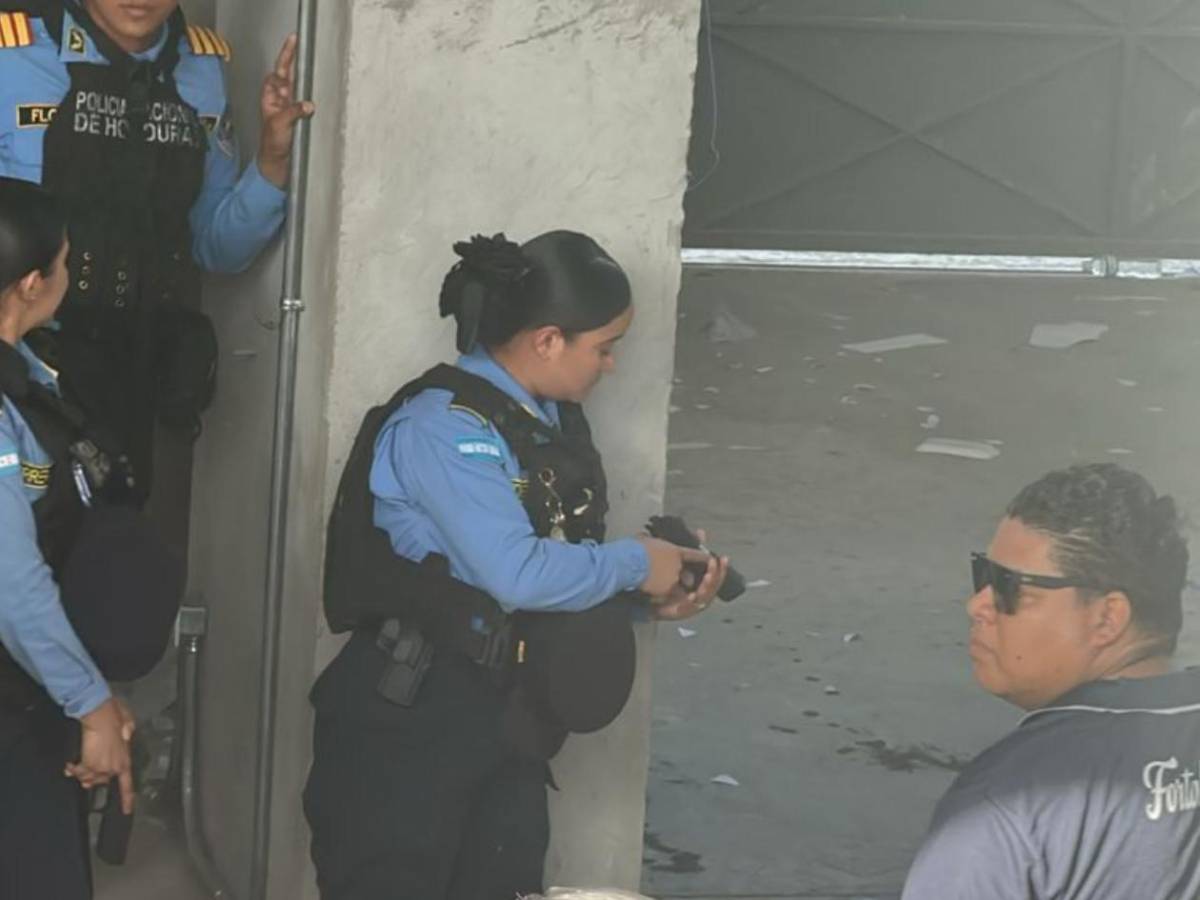 Imágenes impactantes: Terror en clásico Motagua - Olimpia tras escenas de violencia