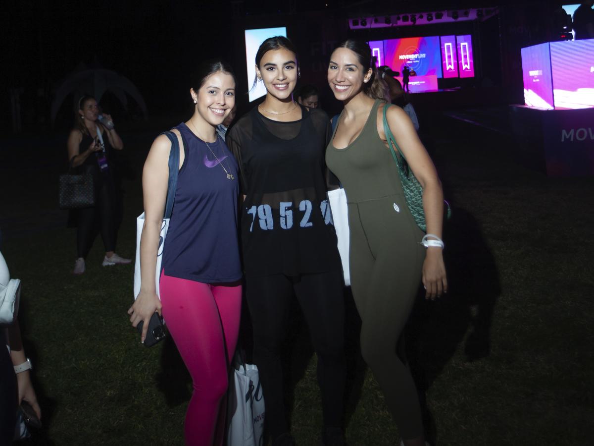 Ana Sabillón, Nicole Ictech y Gianella Paz.