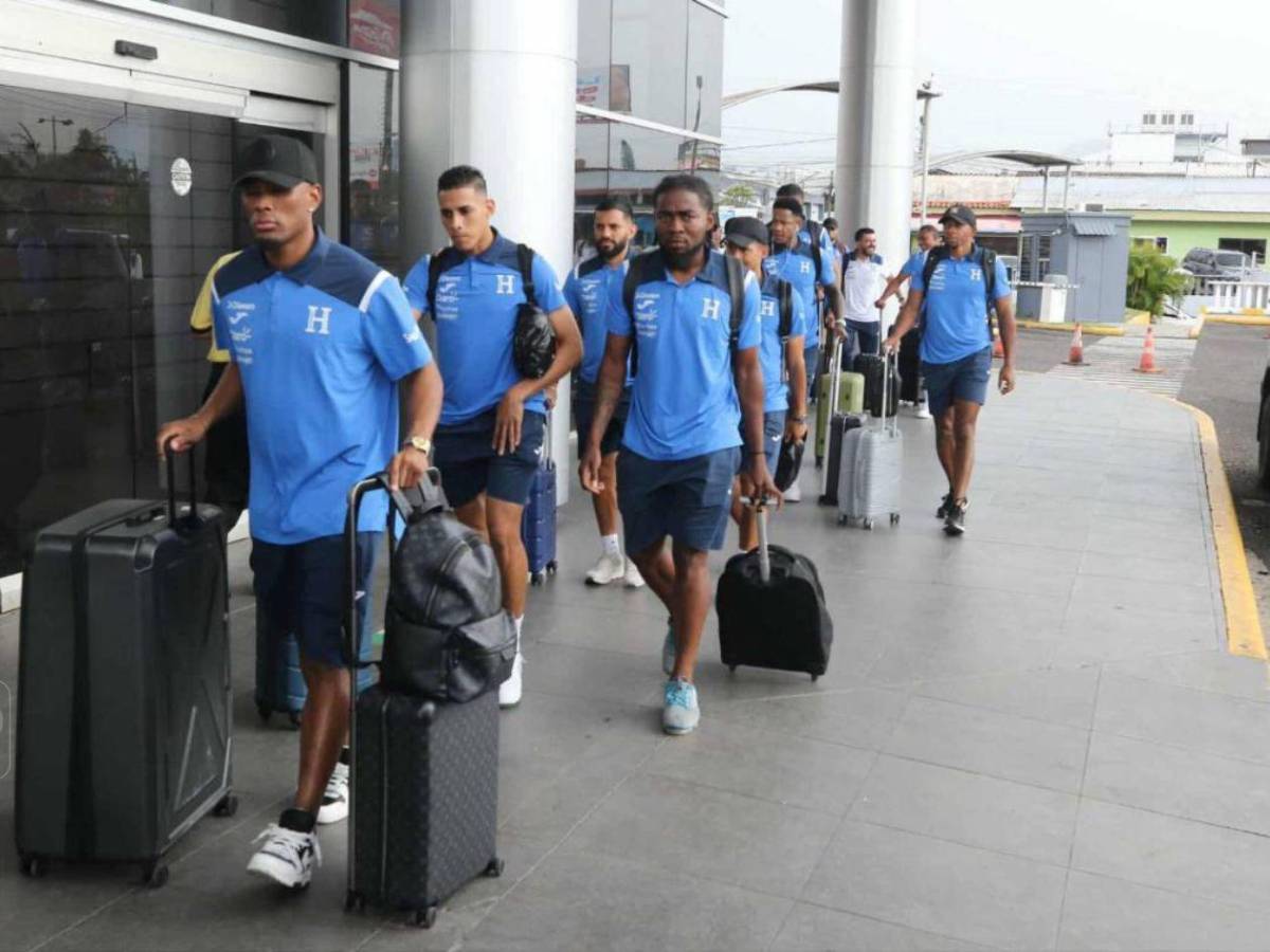 Selección de Honduras ya está en Tegucigalpa para el juego contra Haití