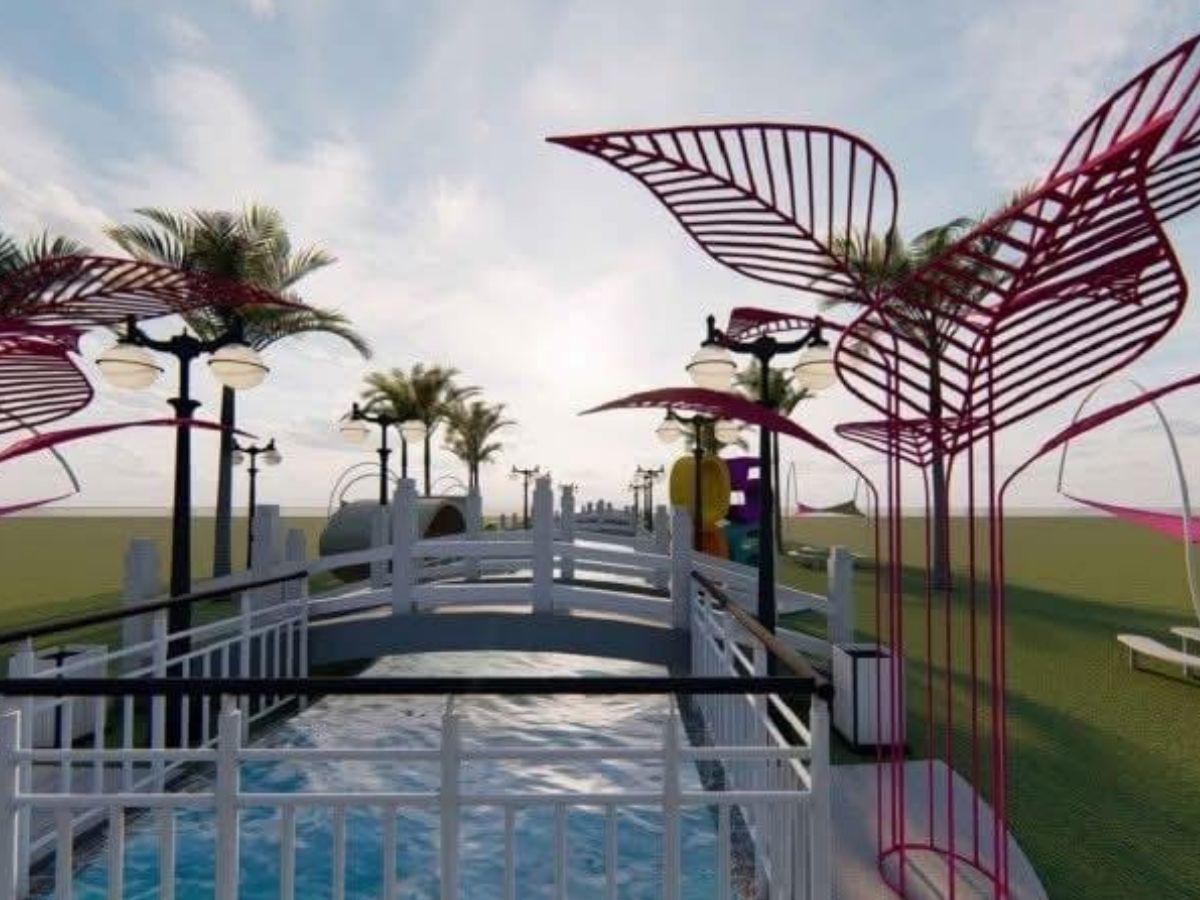 Estos son los dos parques que construyen en Puerto Cortés