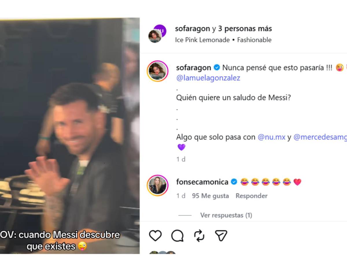 Beso y coqueteo: Actriz queda sin aliento tras guiño de Messi,¿cómo reaccionó Antonela?