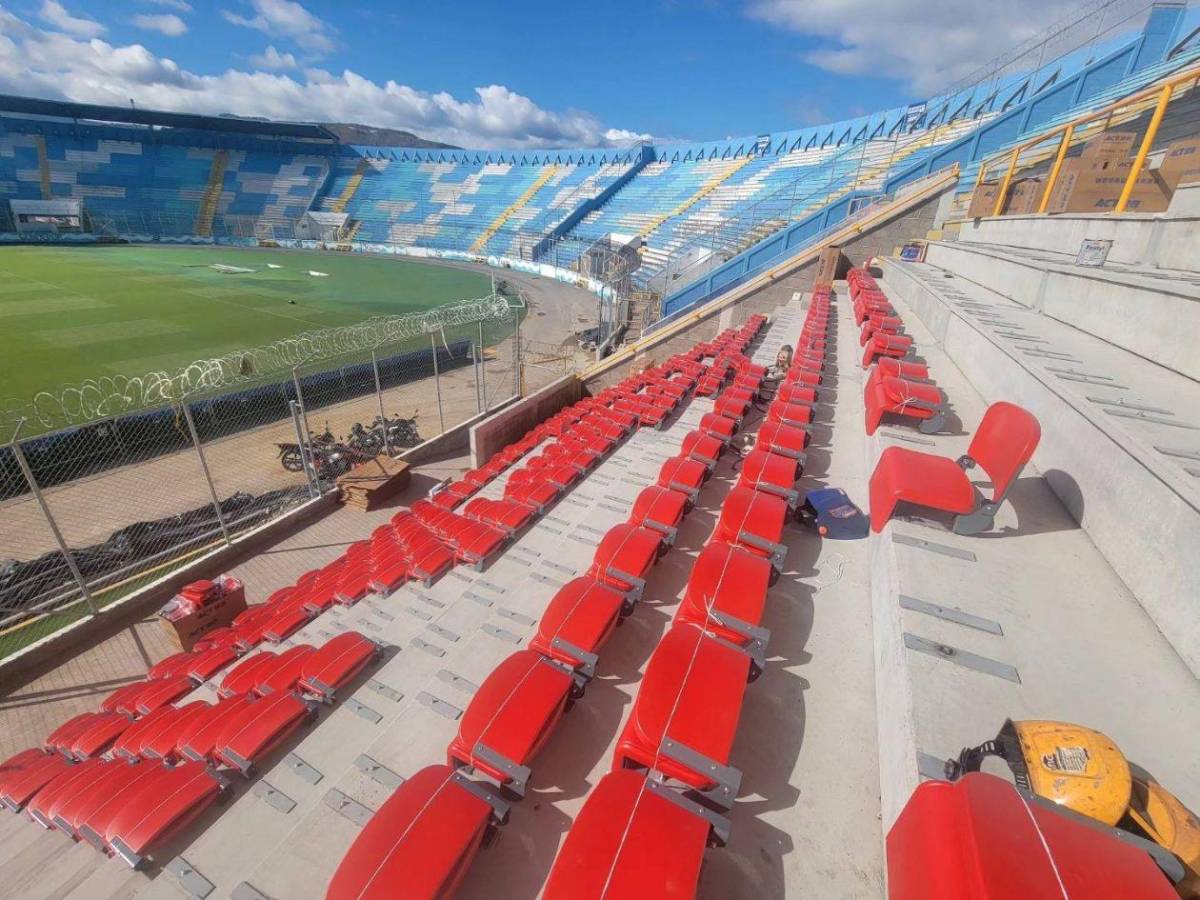 Así luce el Estadio Nacional con la instalación de sus nuevas butacas