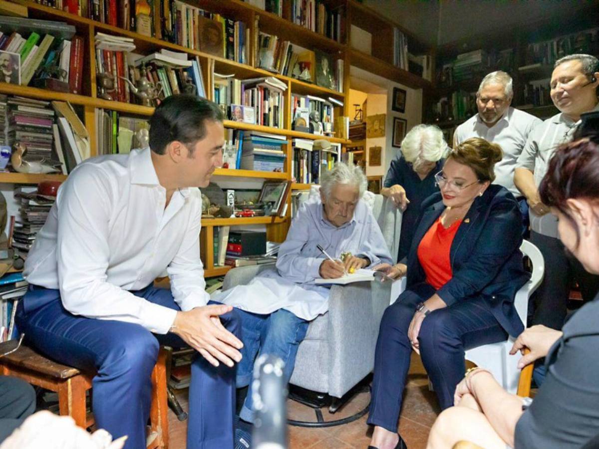 Así fue la visita de Xiomara Castro a “Pepe” Mujica en Uruguay