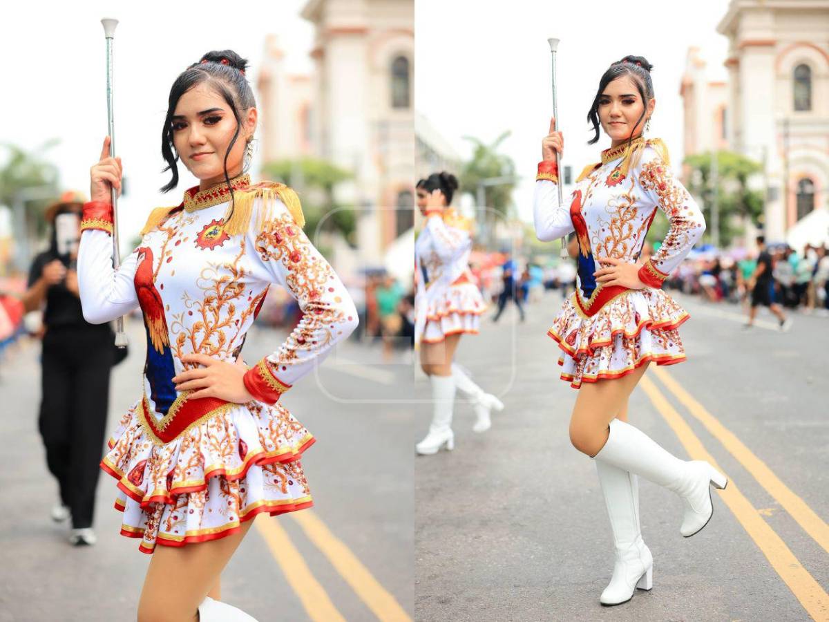 Palillonas de San Pedro Sula derrochan belleza en los desfiles