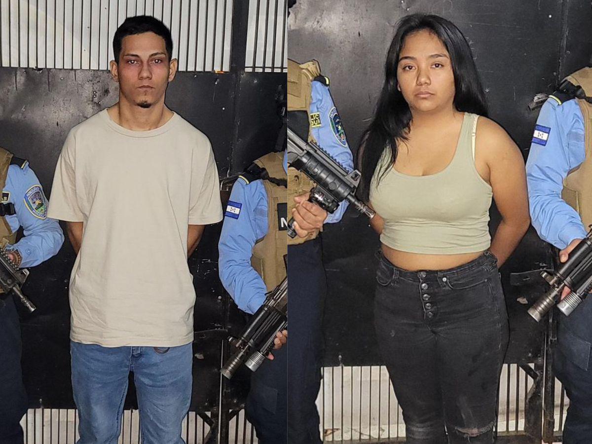 Cae pareja de supervisores de gatilleros de la pandilla 18 en Choloma