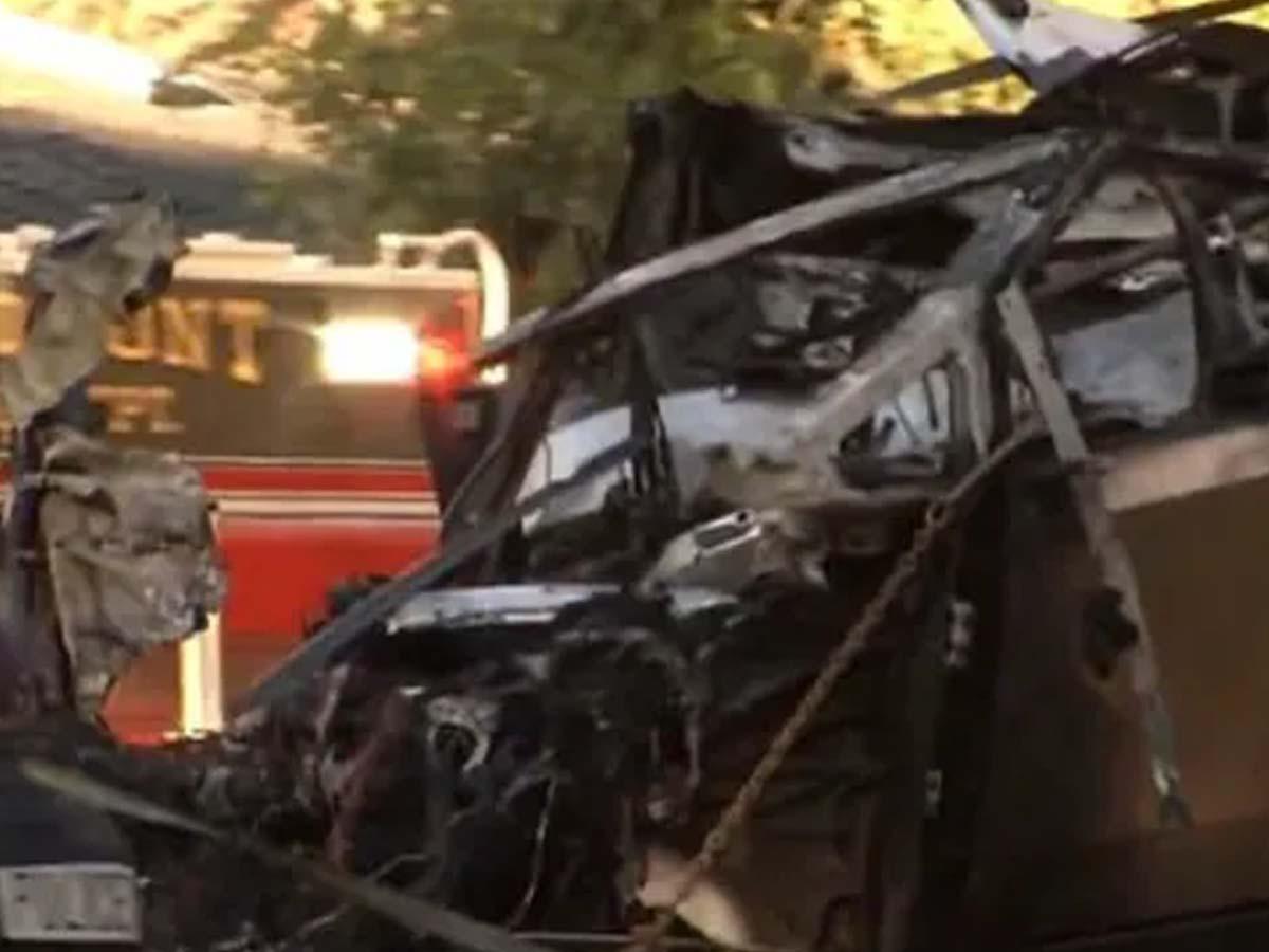 Krysta sobrevivió al accidente en Cybertruck, pero murió atrapada cuando se incendió