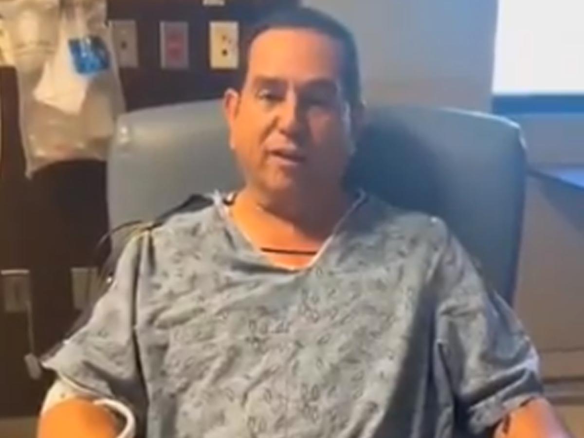 Antonio Rivera Callejas se recupera de una embolización