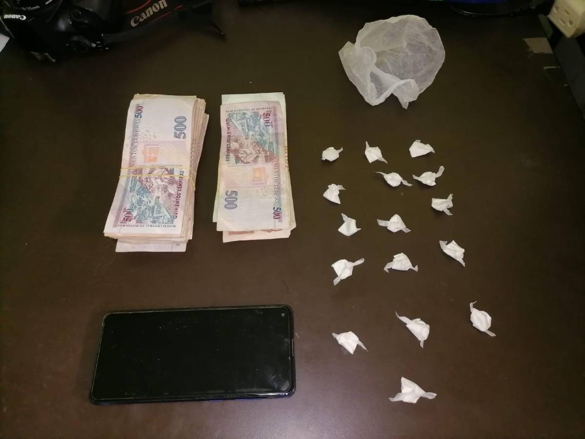 Detienen a sexagenaria con droga y 71,490 lempiras en Copán