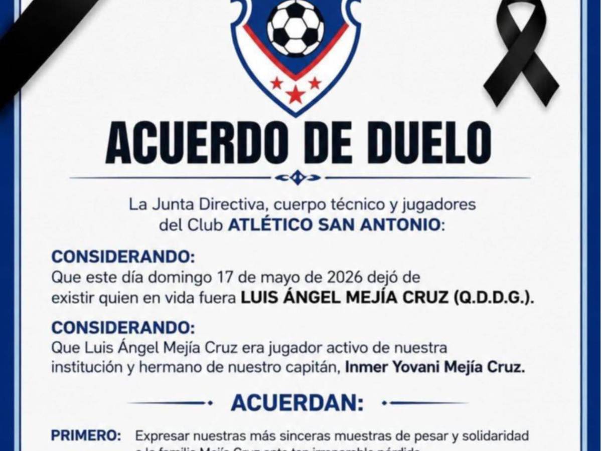 Honduras: Asesinan a futbolista horas después de ganar un campeonato