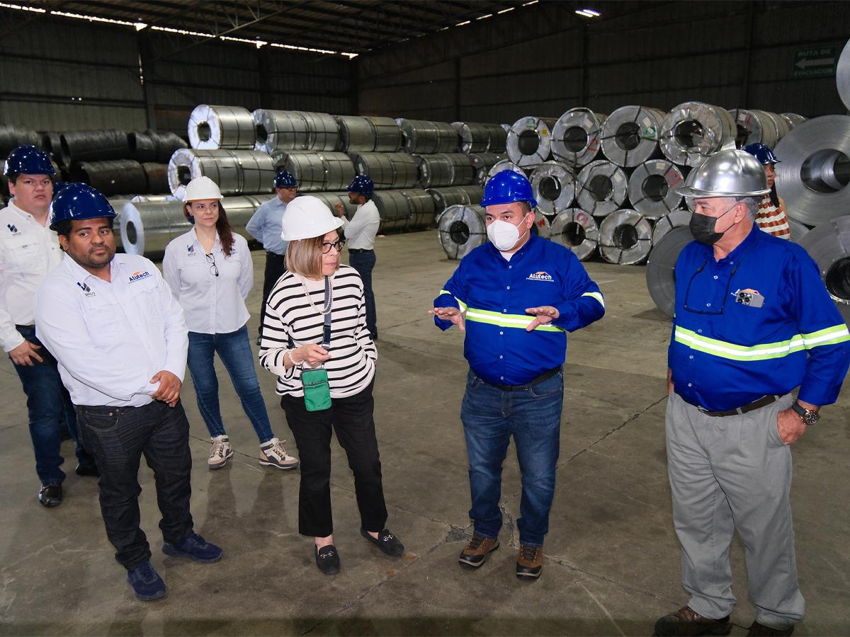 La histórica visita confirmó los esfuerzos de Alutech en materia de generación de empleo, desarrollo económico y sostenible.
