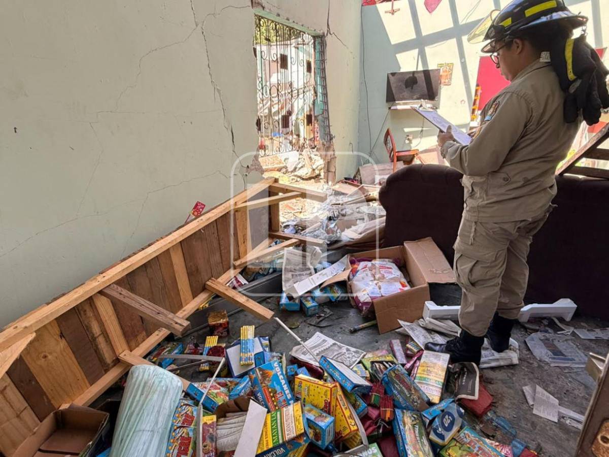 Esto se sabe de la explosión en Chamelecón que dejó un muerto y dos heridos