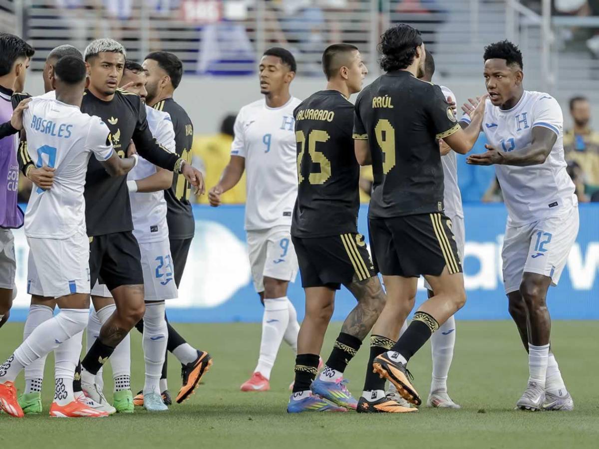 Tristeza de Honduras, bronca de México, feo gesto del 'Vasco' con Quioto y pelea en las gradas