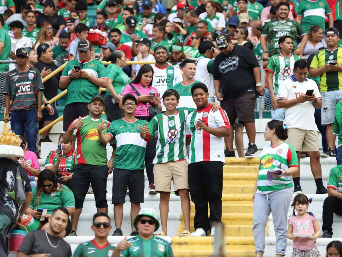 La Furia Verde encendió la previa: ambientazo total antes de la final Marathón - Olimpia