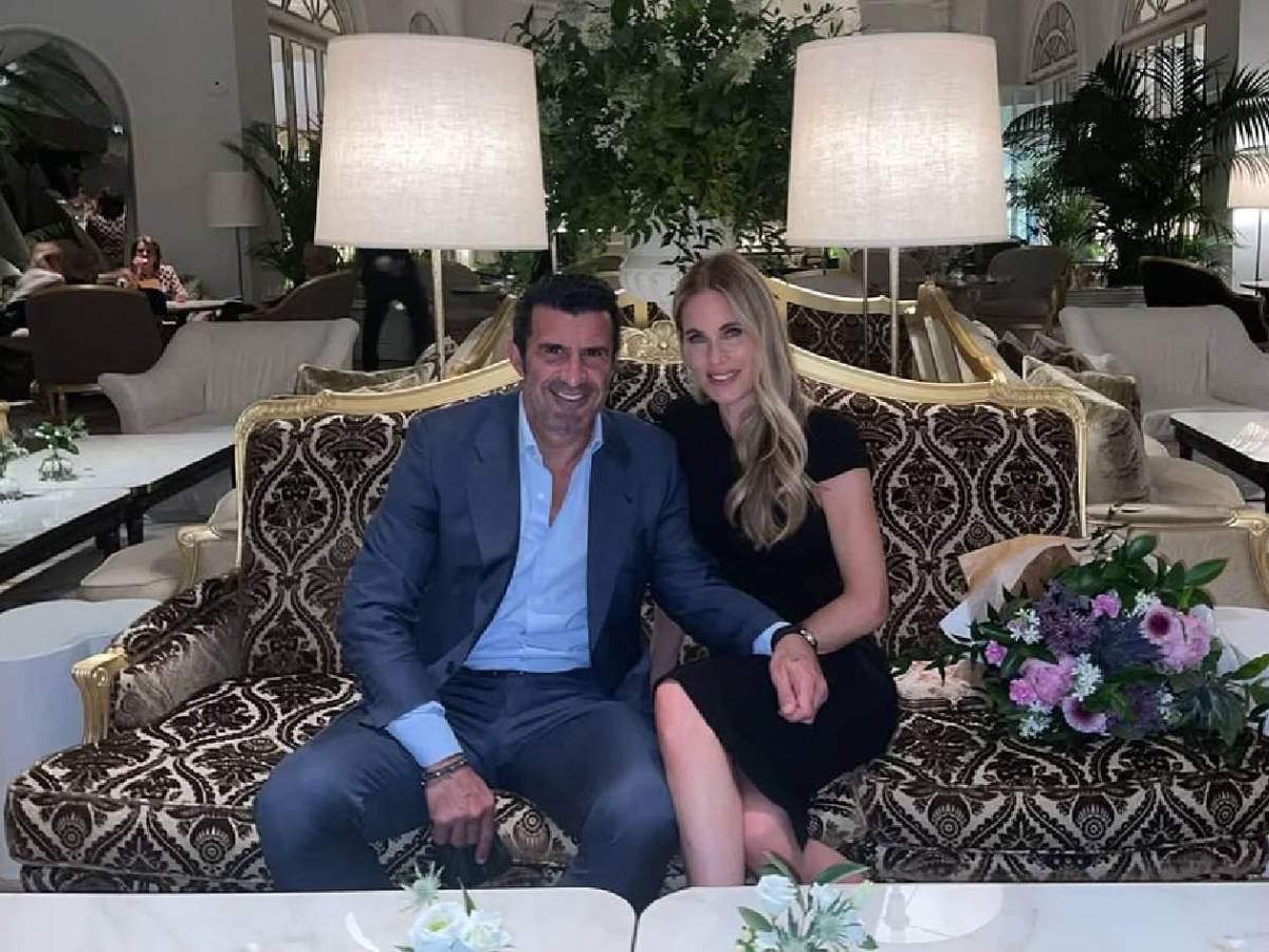Luis Figo amenaza a famosa modelo por lo que hizo: ella responde