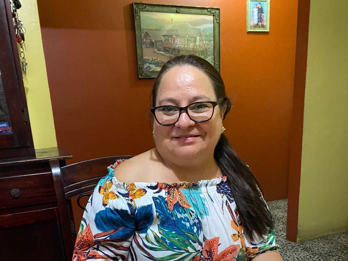 La abogada Maribel Rosales se desempeña como defensa pública en los tribunales de justicia de San Pedro Sula.