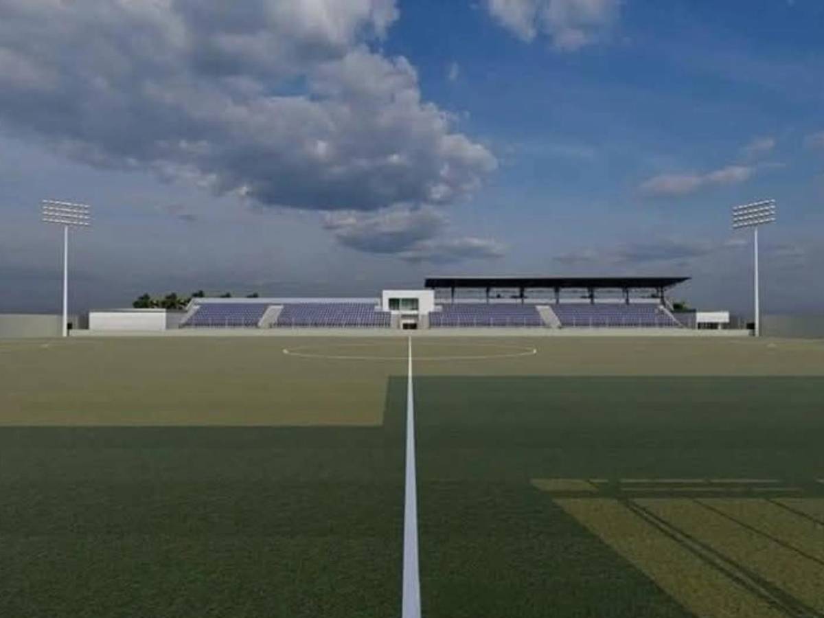 Techado y con butacas: inicia construcción de moderno estadio en Honduras