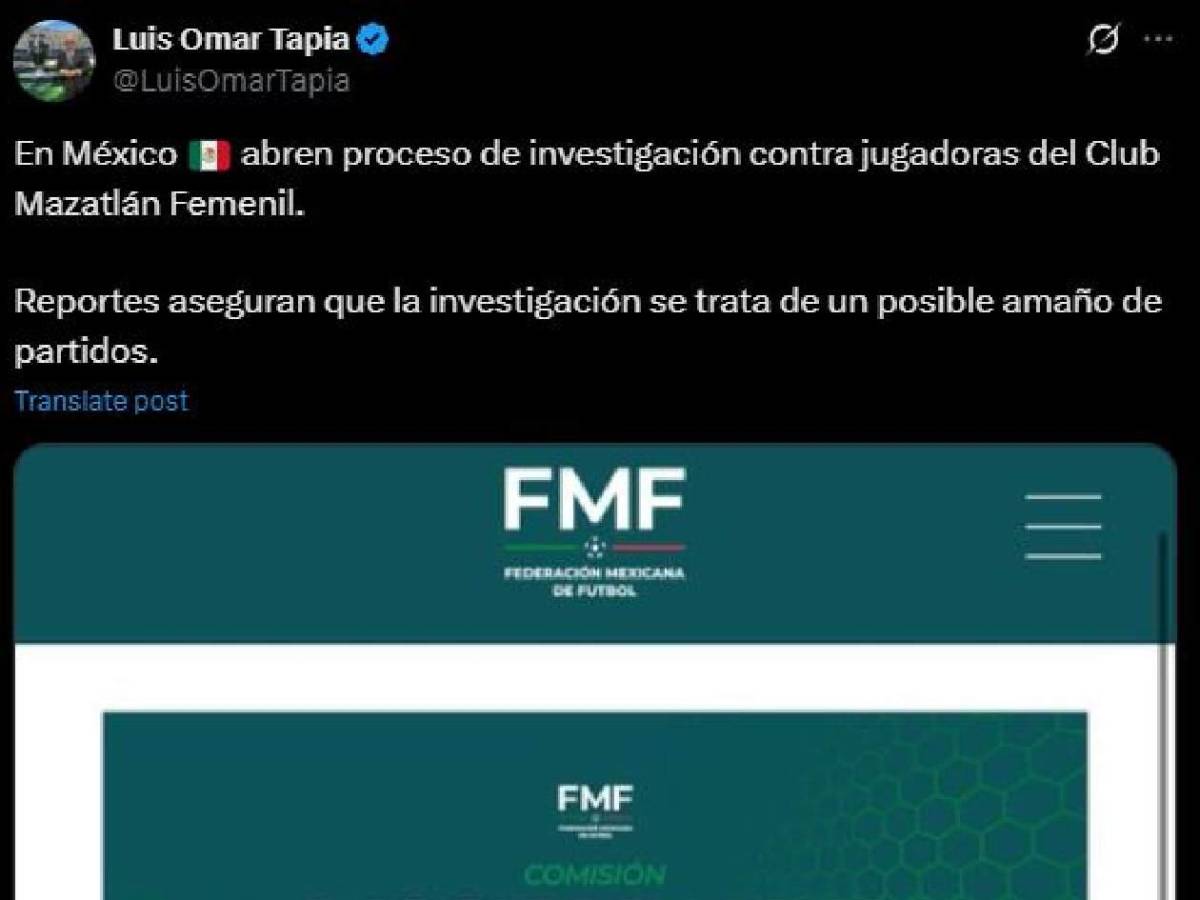 Escándalo en México: denuncian amaños de partidos y filtran pruebas