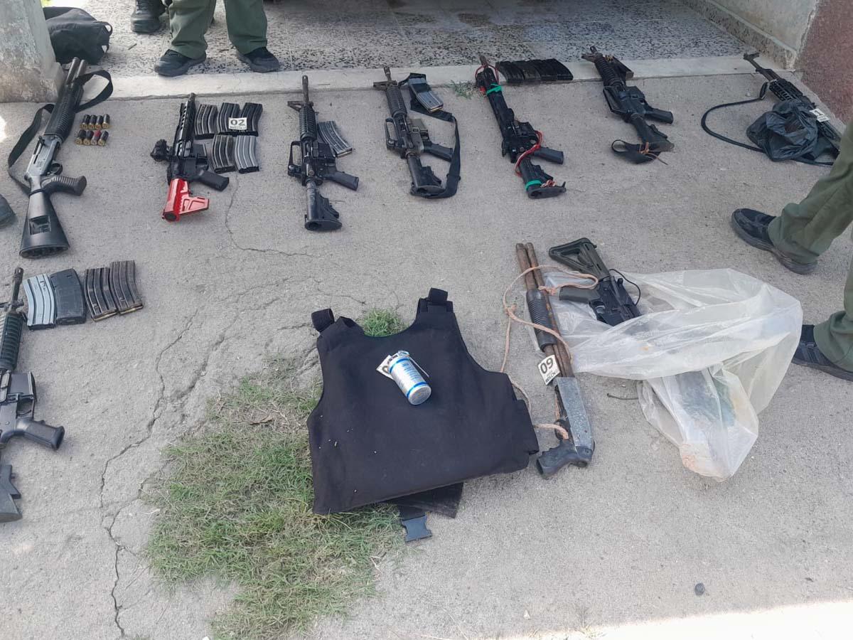 Capturan a cinco miembros de la MS-13 en Baracoa, Cortés; les decomisan un arsenal
