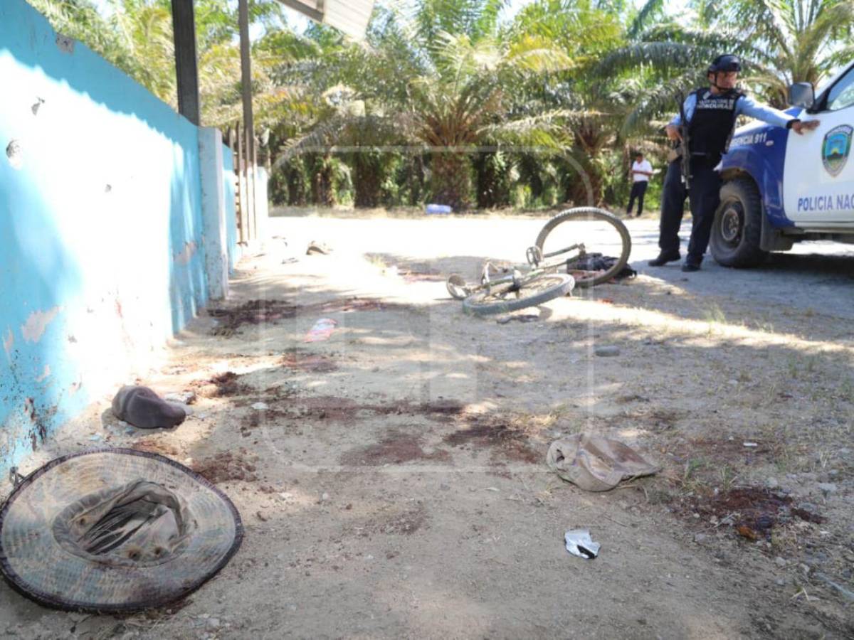 Matanza en la finca Paso Aguán: exclusivas fotos de la escena del crimen