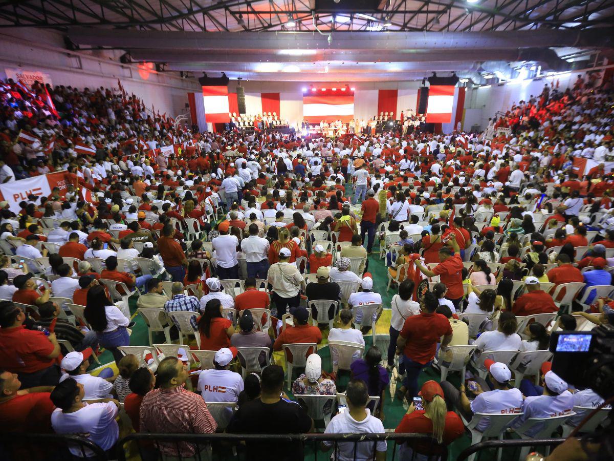 Fotos de la convención del Partido Liberal en San Pedro Sula
