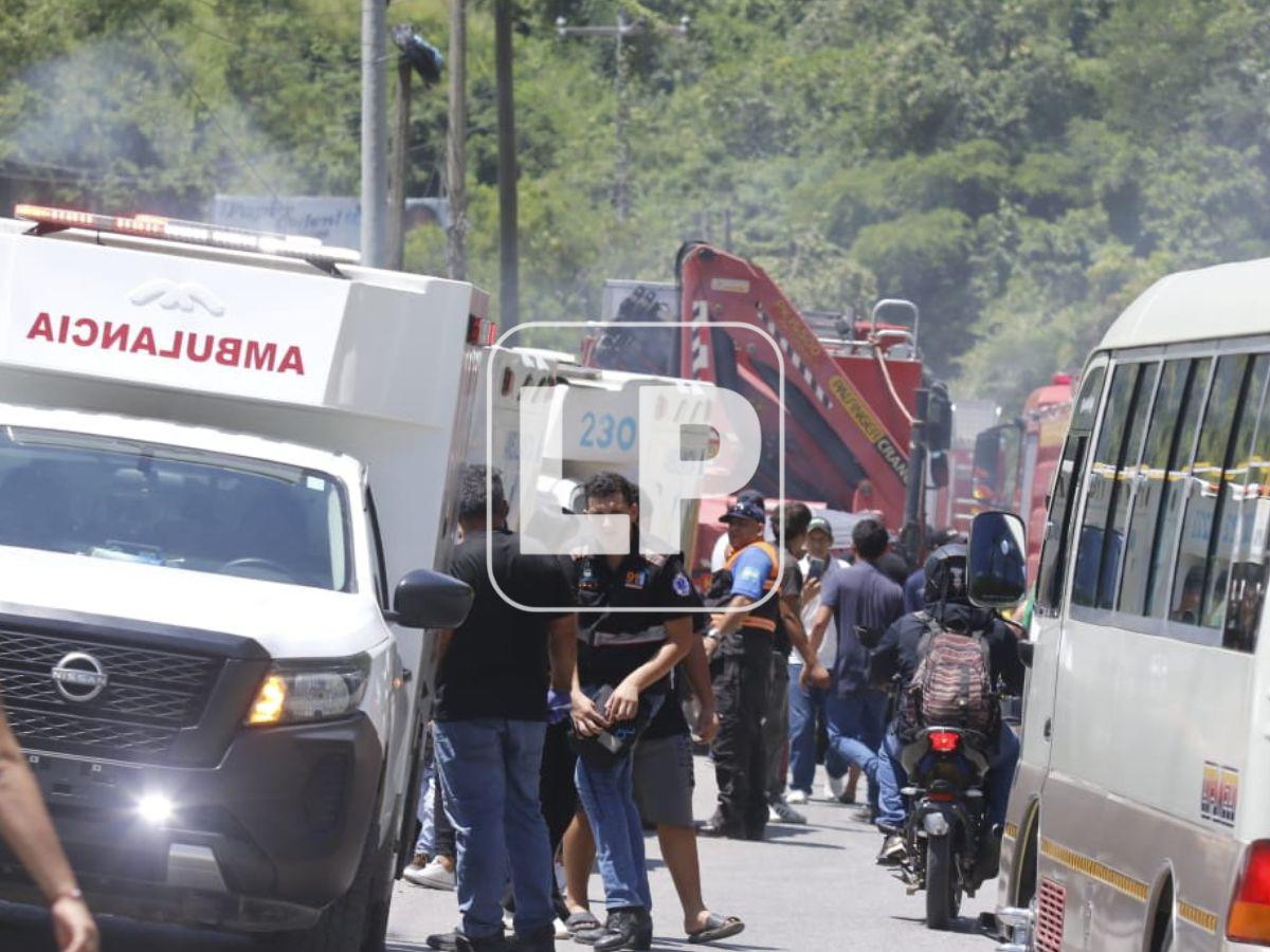 Ayudante descarta fallas en el rapidito accidentado en la colonia Lempira: El bus iba bien