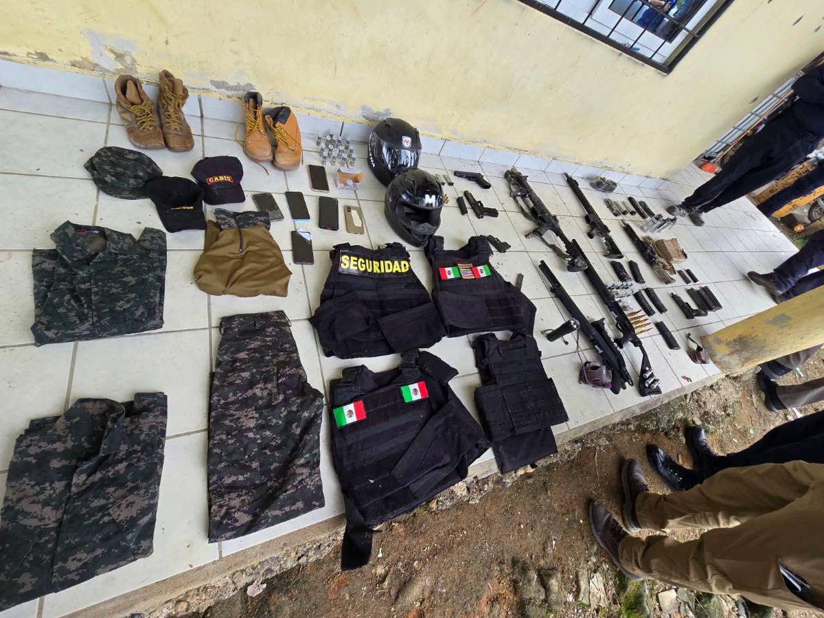 Armas enterradas, fusiles de guerra y siete detenidos tras operativo por masacre de Rigores