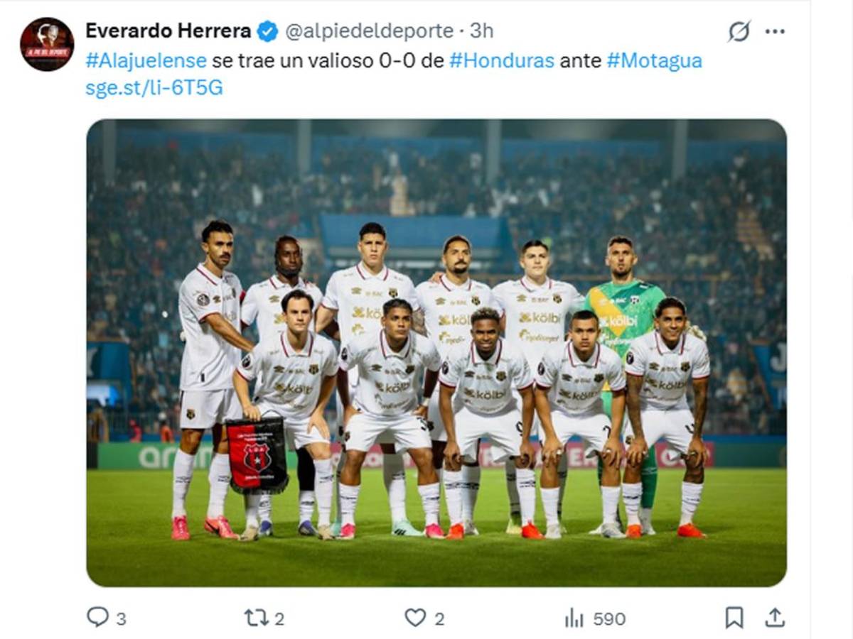 Duras críticas a Motagua y señalan a dos tras empate vs Alajuelense: ¡Pechos fríos, equipo chico!