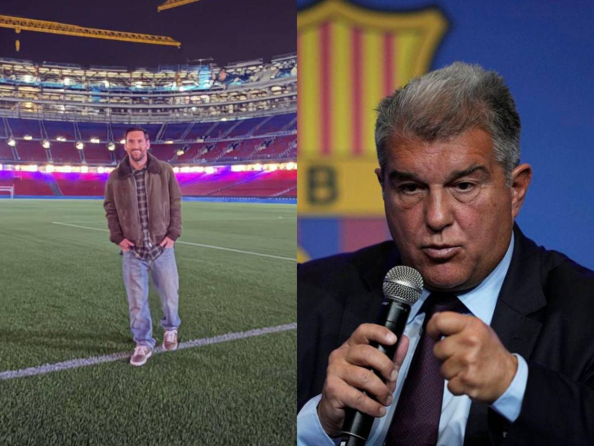 Laporta impacta a todos con un mensaje sobre la visita de Messi al Camp Nou